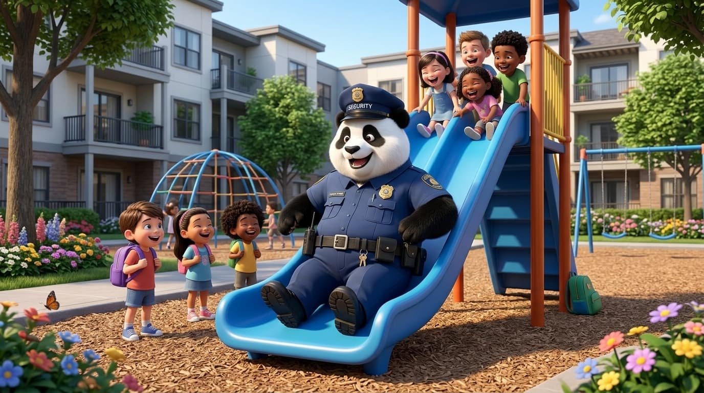 Police Panda character